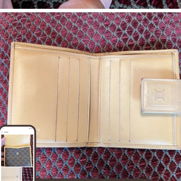 AUTHENTICATED Vintage Celine Macadam Bifold Wallet - Picture 6 of 11